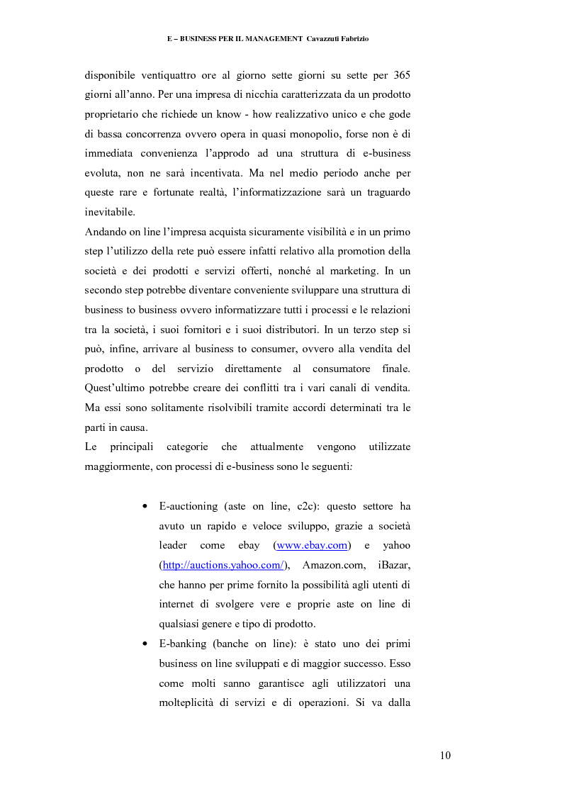 Anteprima della tesi: E-business per il management, Pagina 10