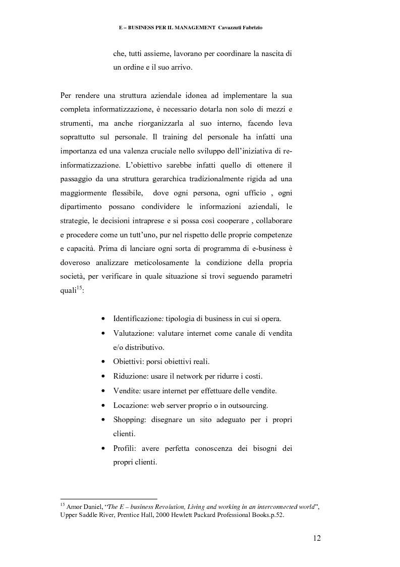Anteprima della tesi: E-business per il management, Pagina 12