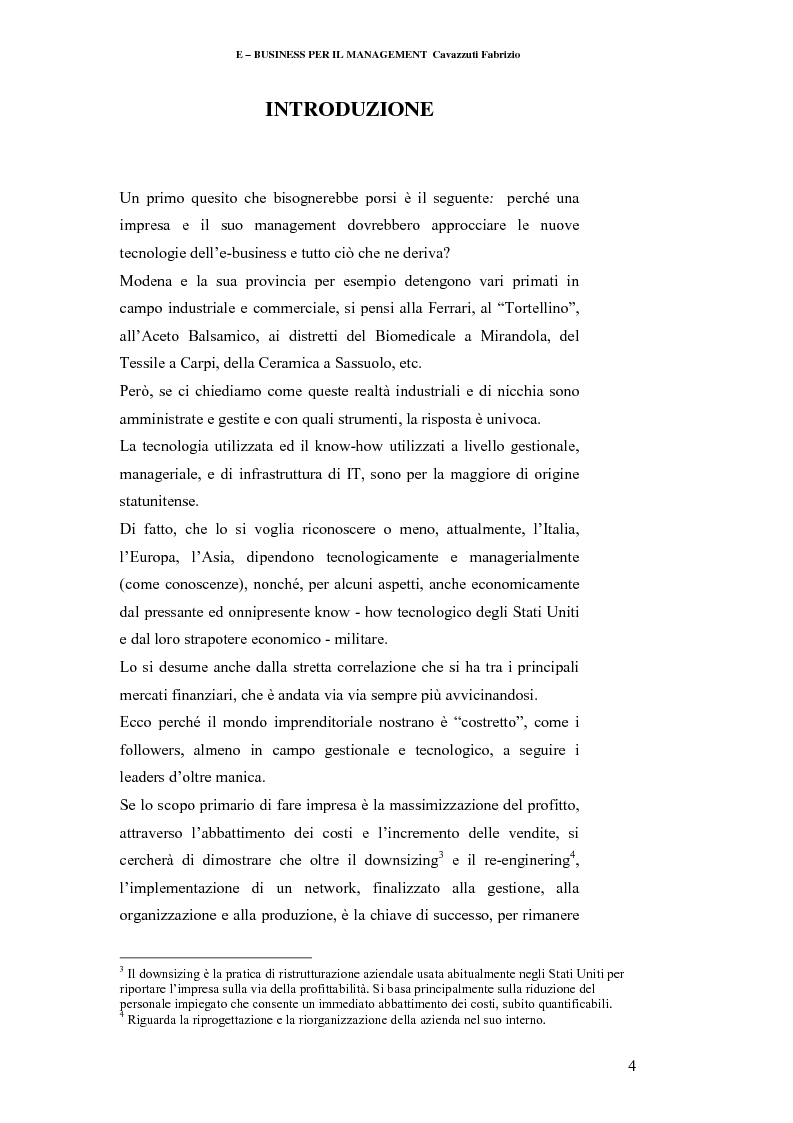 Anteprima della tesi: E-business per il management, Pagina 4