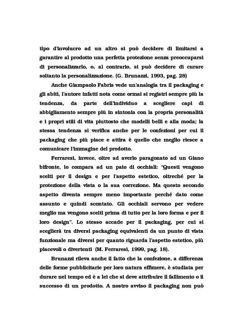 Anteprima della tesi: La pubblicità del packaging: il caso della Vodka Absolut, Pagina 11