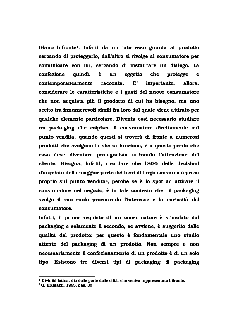 Anteprima della tesi: La pubblicità del packaging: il caso della Vodka Absolut, Pagina 6