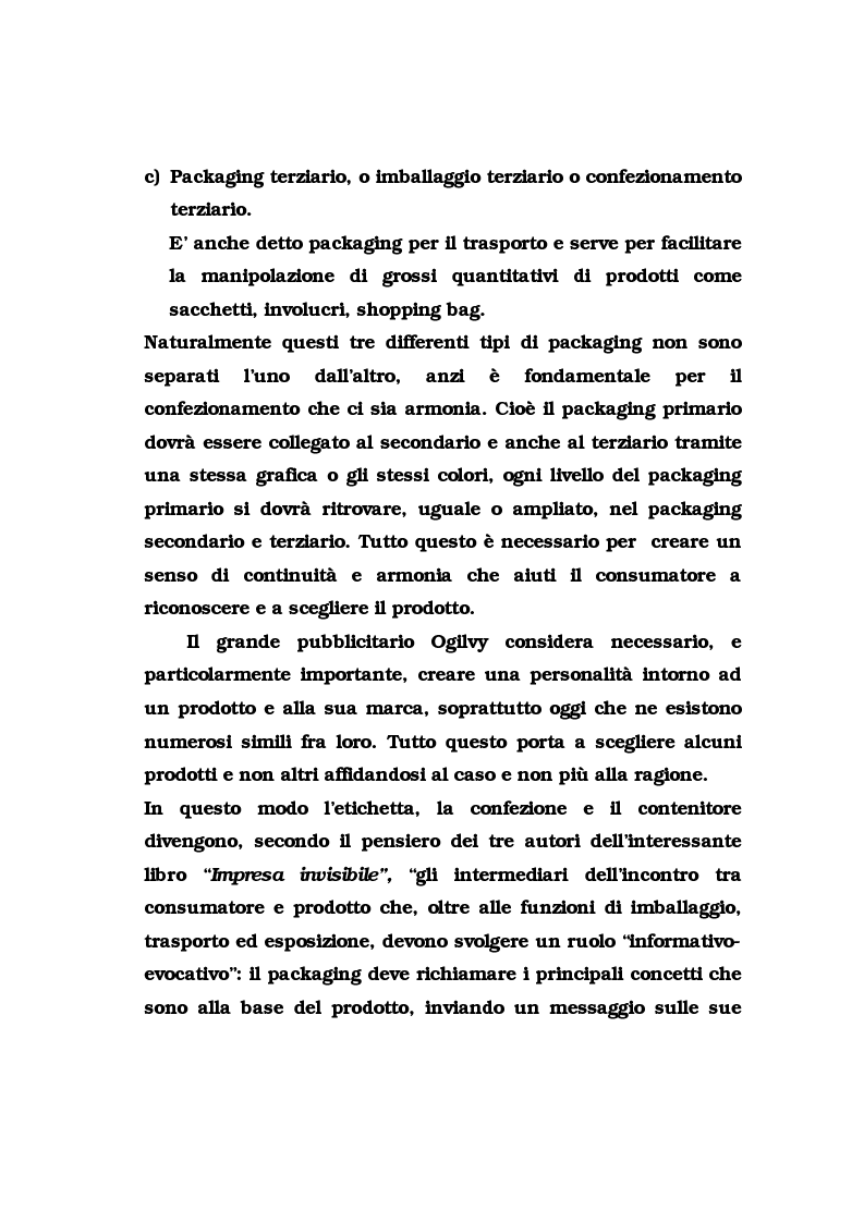 Anteprima della tesi: La pubblicità del packaging: il caso della Vodka Absolut, Pagina 8