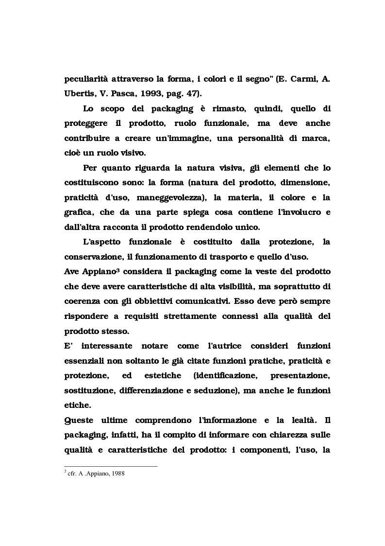 Anteprima della tesi: La pubblicità del packaging: il caso della Vodka Absolut, Pagina 9