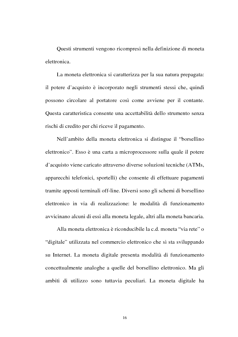 Anteprima della tesi: L'integrazione tra il sistema bancario e il sistema postale nell'offerta di servizi di pagamento, Pagina 11