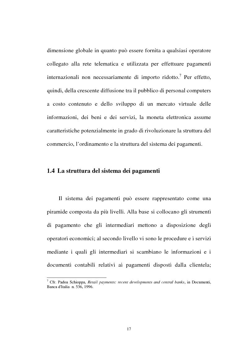 Anteprima della tesi: L'integrazione tra il sistema bancario e il sistema postale nell'offerta di servizi di pagamento, Pagina 12