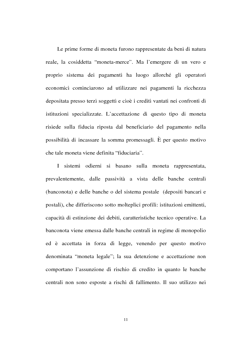 Anteprima della tesi: L'integrazione tra il sistema bancario e il sistema postale nell'offerta di servizi di pagamento, Pagina 6