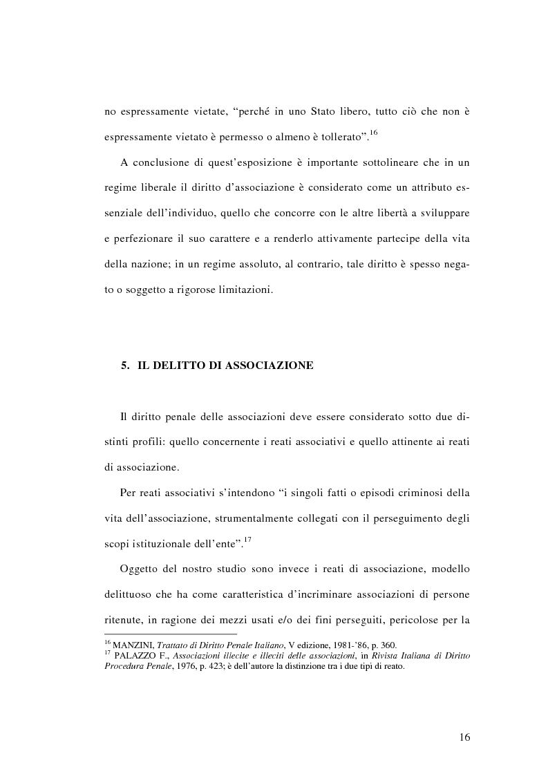 Anteprima della tesi: L'associazione sovversiva, Pagina 13