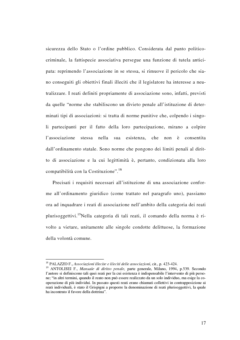 Anteprima della tesi: L'associazione sovversiva, Pagina 14