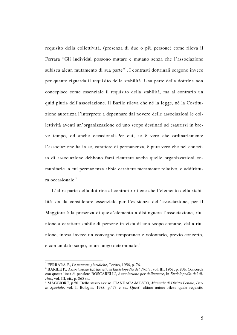 Anteprima della tesi: L'associazione sovversiva, Pagina 2
