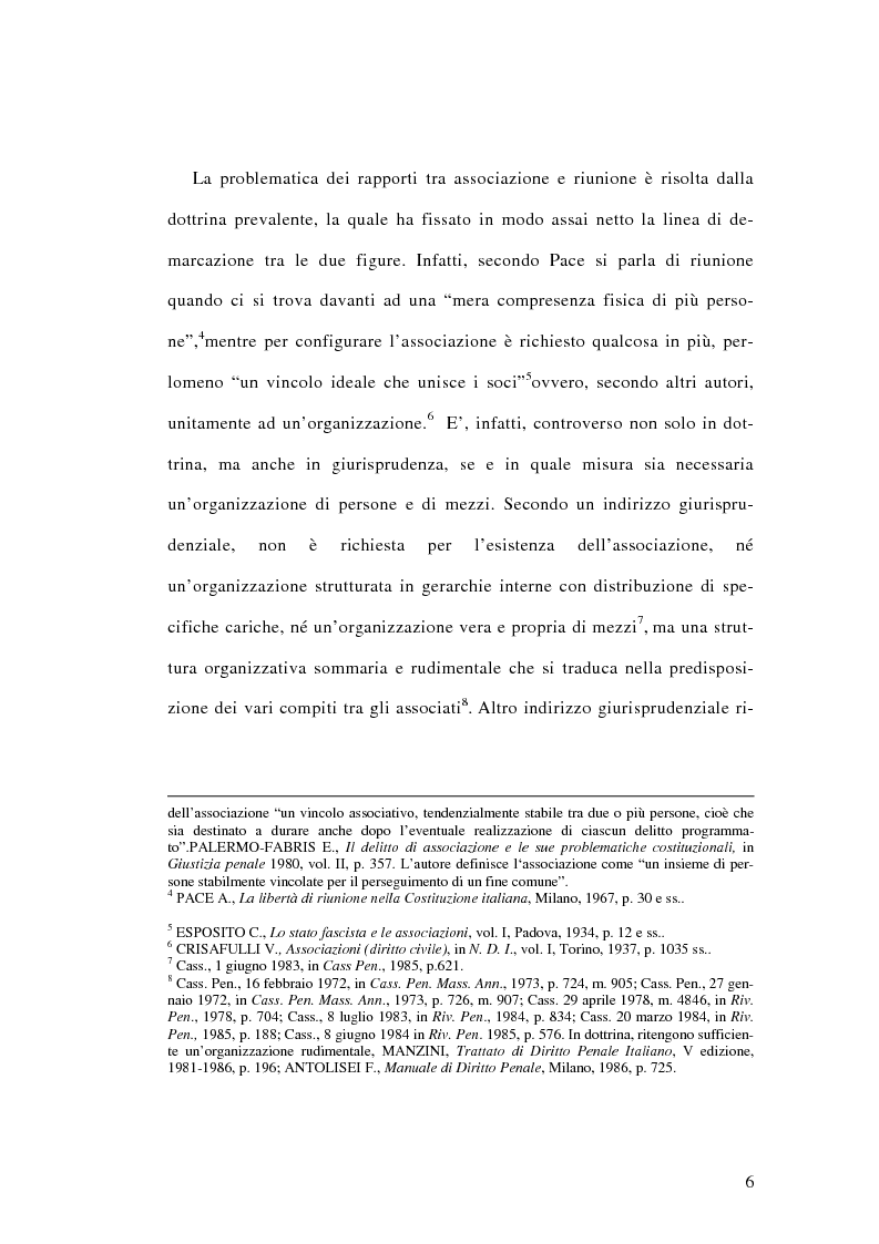 Anteprima della tesi: L'associazione sovversiva, Pagina 3