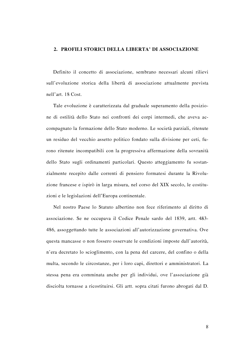 Anteprima della tesi: L'associazione sovversiva, Pagina 5