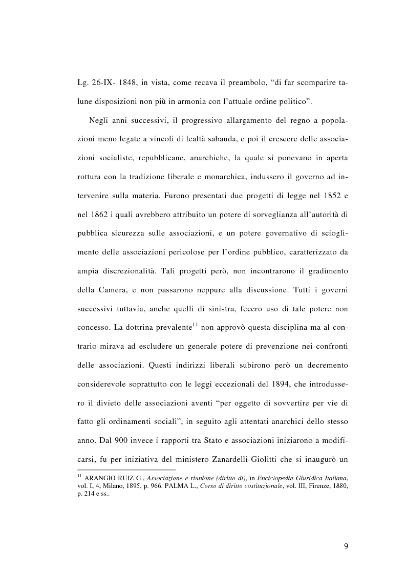 Anteprima della tesi: L'associazione sovversiva, Pagina 6