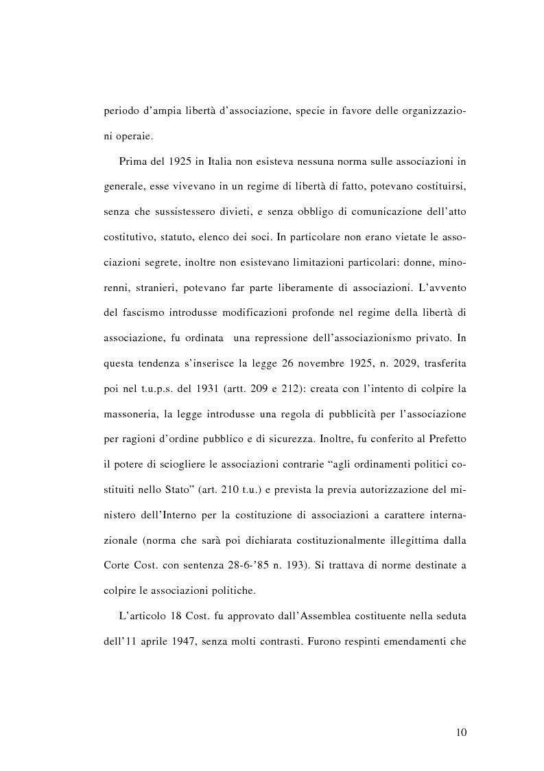 Anteprima della tesi: L'associazione sovversiva, Pagina 7