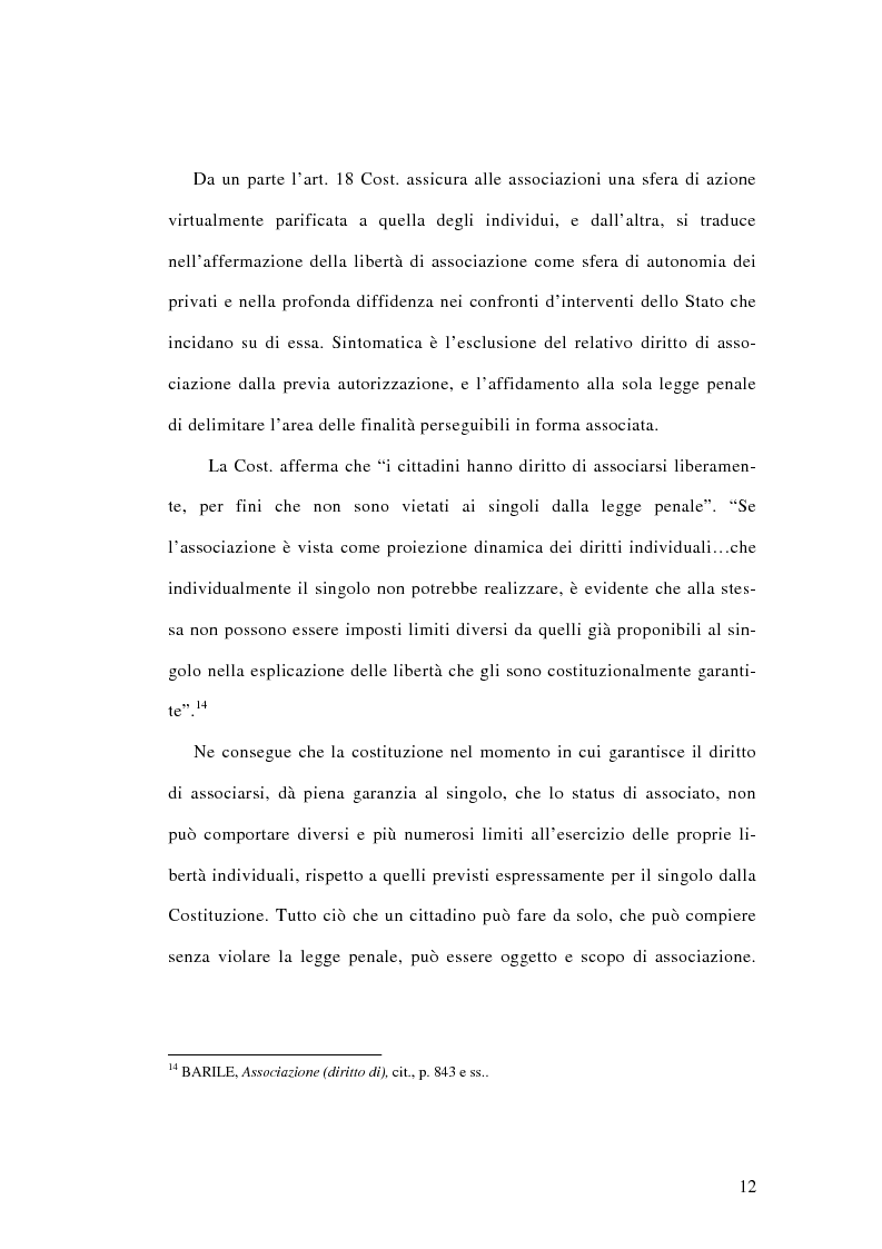 Anteprima della tesi: L'associazione sovversiva, Pagina 9
