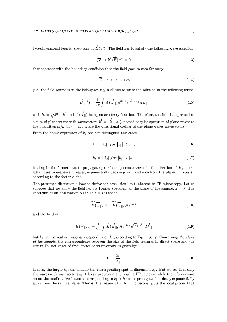 Anteprima della tesi: Near-Field Optics of Localized Surface Plasmons, Pagina 5