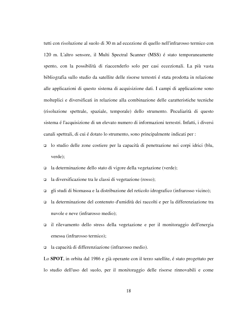 Anteprima della tesi: Generazione di un DTM da immagini telerilevate per l'applicazione di modelli idrologici afflussi-deflussi e definizione di aree perifluvialli a rischio di inondazione, Pagina 14
