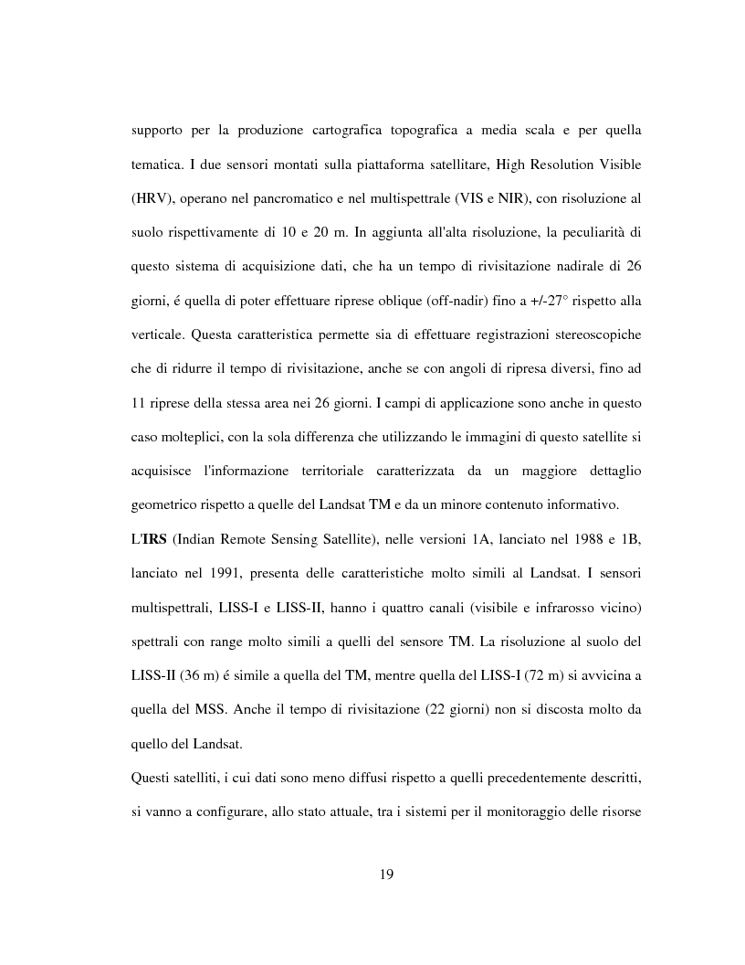 Anteprima della tesi: Generazione di un DTM da immagini telerilevate per l'applicazione di modelli idrologici afflussi-deflussi e definizione di aree perifluvialli a rischio di inondazione, Pagina 15