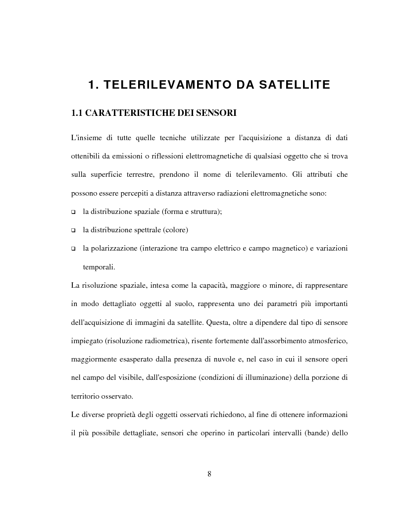 Anteprima della tesi: Generazione di un DTM da immagini telerilevate per l'applicazione di modelli idrologici afflussi-deflussi e definizione di aree perifluvialli a rischio di inondazione, Pagina 4