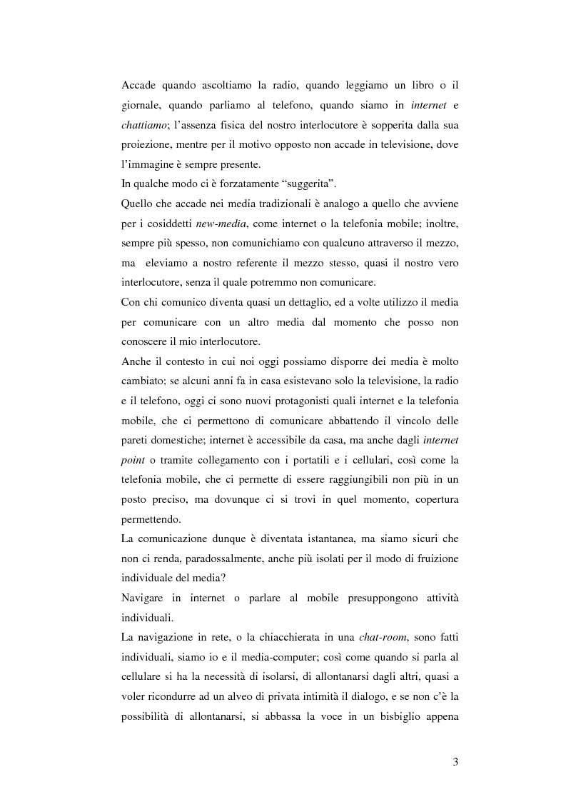 Anteprima della tesi: Il cellulare come media della comunicazione: in principio era solo voce, Pagina 3