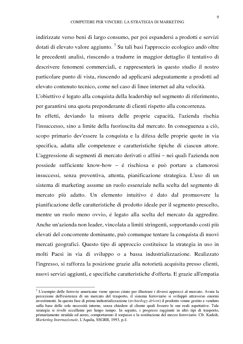 Anteprima della tesi: Gestione del multibusiness in Telecom Italia: l'internet ad alta velocità. Il caso 9 Telecom, Pagina 5