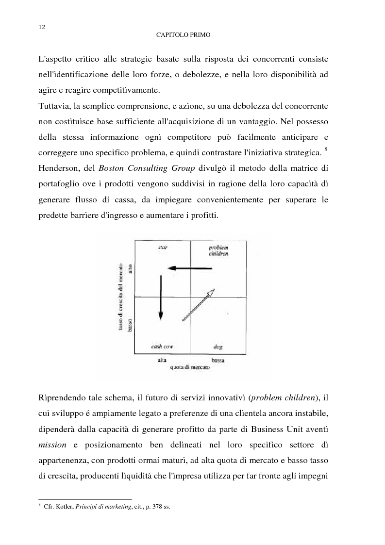 Anteprima della tesi: Gestione del multibusiness in Telecom Italia: l'internet ad alta velocità. Il caso 9 Telecom, Pagina 8