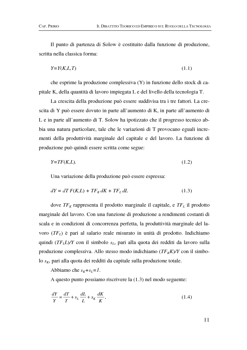 Anteprima della tesi: Information & communication technologies, liberalizzazione dei mercati finanziari e crescita economica, Pagina 11