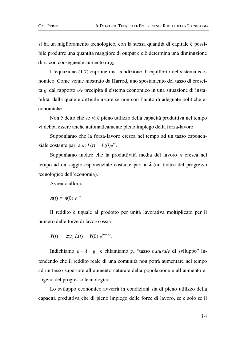 Anteprima della tesi: Information & communication technologies, liberalizzazione dei mercati finanziari e crescita economica, Pagina 14