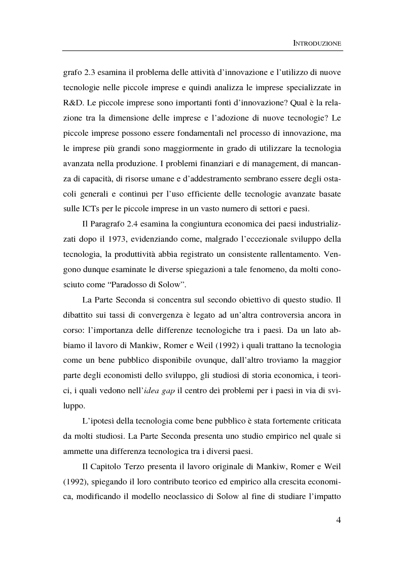 Anteprima della tesi: Information & communication technologies, liberalizzazione dei mercati finanziari e crescita economica, Pagina 4