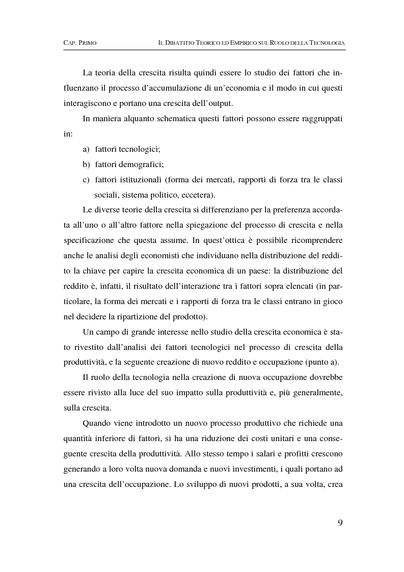 Anteprima della tesi: Information & communication technologies, liberalizzazione dei mercati finanziari e crescita economica, Pagina 9