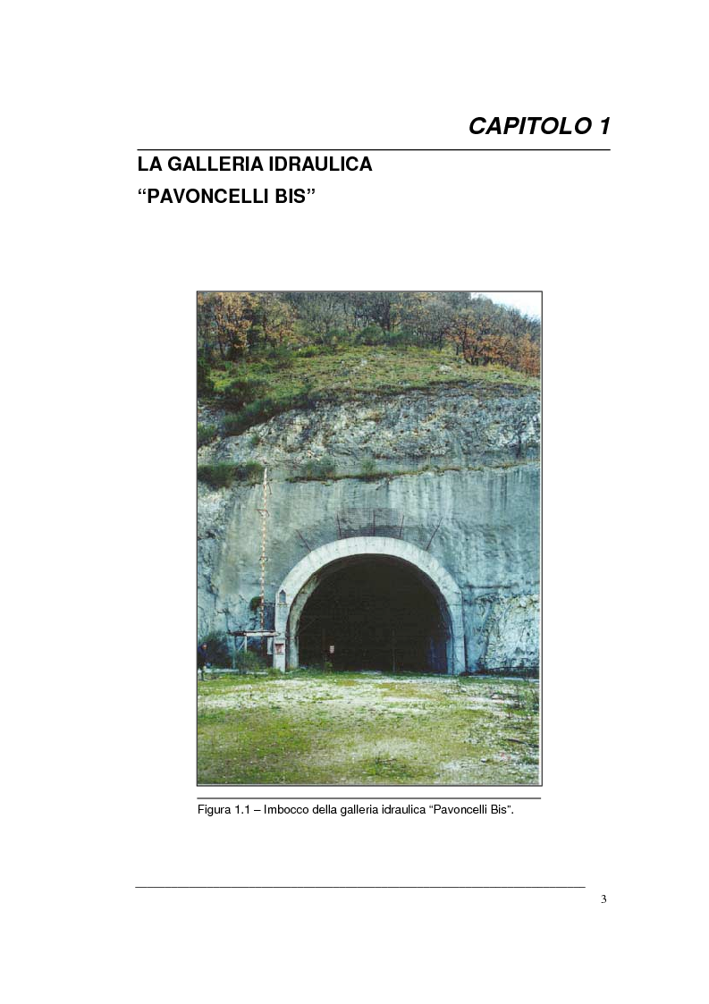 Anteprima della tesi: Creazione di un Gis per la caratterizzazione di un ammasso roccioso per la progettazione di una grande opera sotterranea, Pagina 3