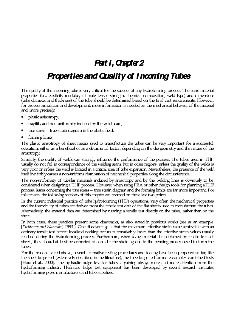 Anteprima della tesi: Tube Hydroforming: System Analysis and Process Design, Pagina 5