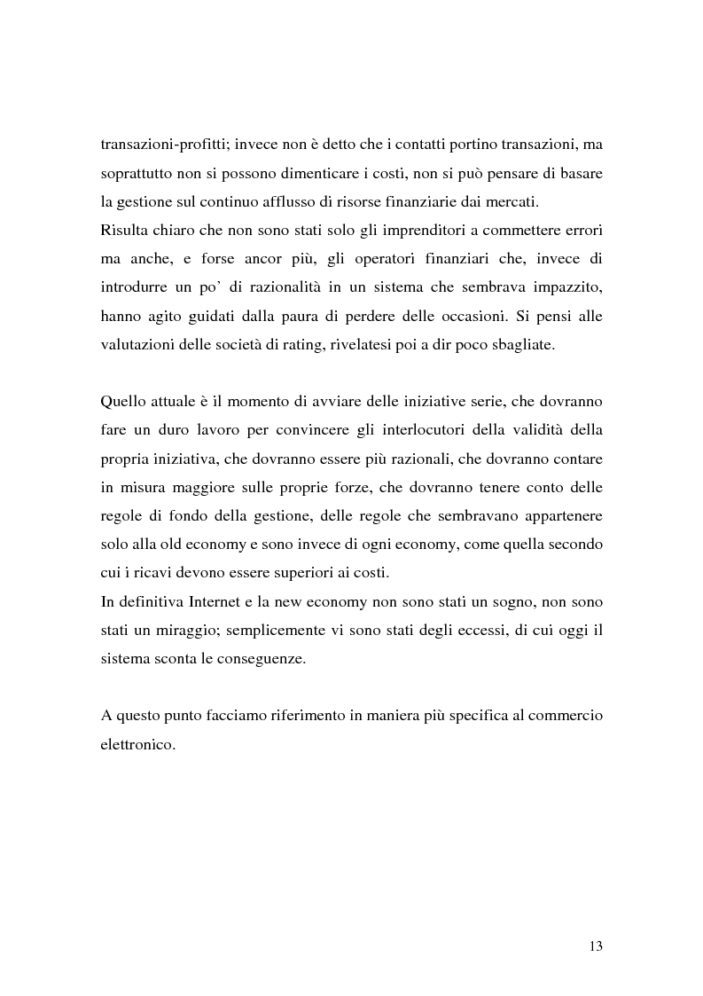 Anteprima della tesi: Il ruolo della logistica nello sviluppo del commercio elettronico, Pagina 13