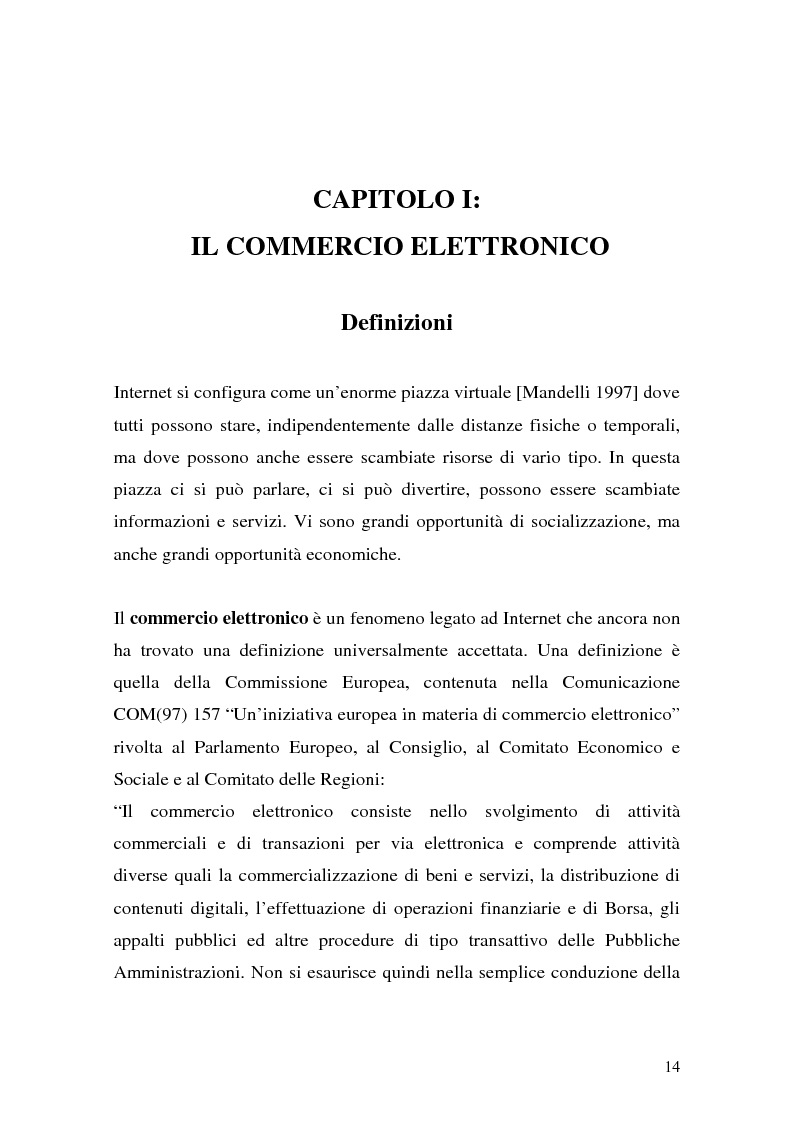 Anteprima della tesi: Il ruolo della logistica nello sviluppo del commercio elettronico, Pagina 14
