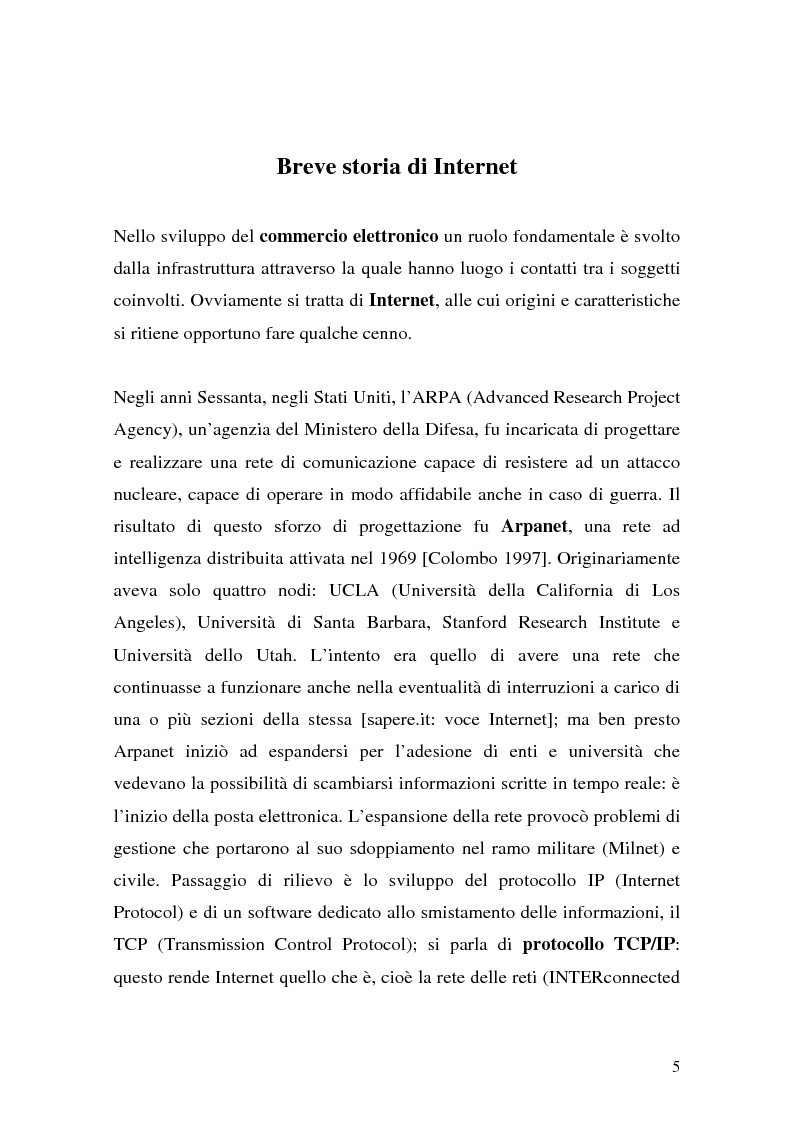 Anteprima della tesi: Il ruolo della logistica nello sviluppo del commercio elettronico, Pagina 5