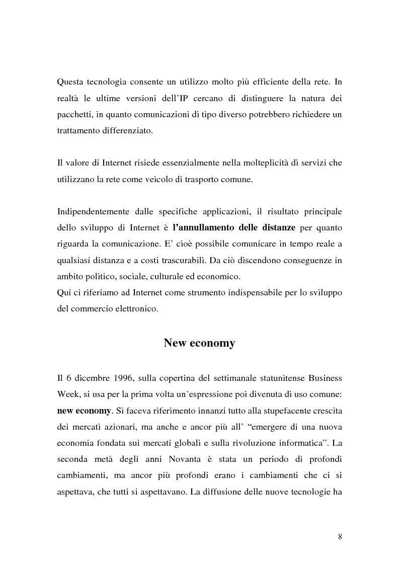 Anteprima della tesi: Il ruolo della logistica nello sviluppo del commercio elettronico, Pagina 8