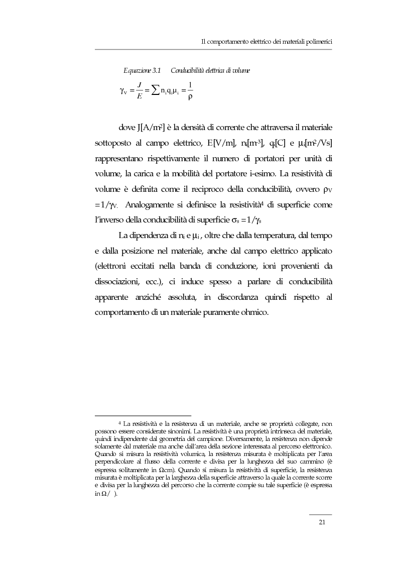 Anteprima della tesi: Resistività elettrica su polimeri isolanti, confronto teorico e sperimentale tra metodi di misura, Pagina 15