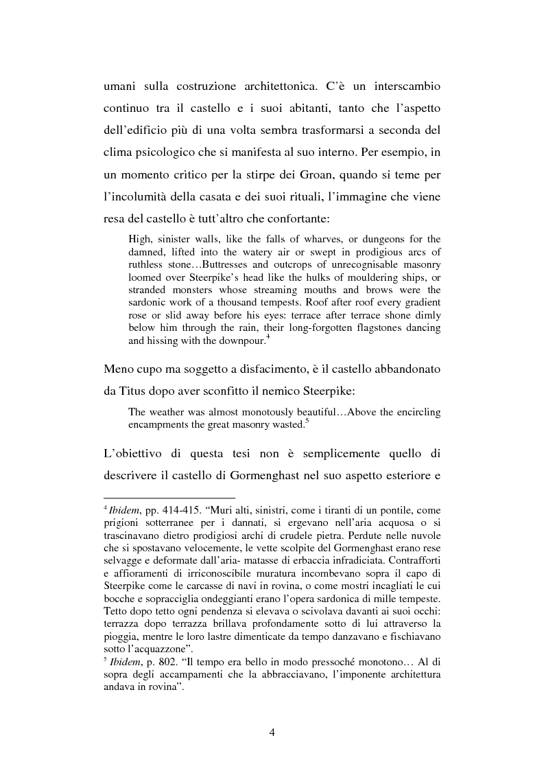Anteprima della tesi: Miles of rambling stones. L'immaginario spaziale nella trilogia di Gormenghast, Pagina 3