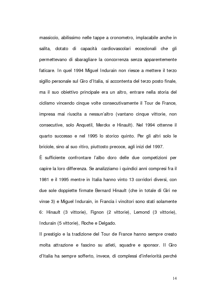 Anteprima della tesi: Marco Pantani: costruzione ed evoluzione del mito mediatico, Pagina 12