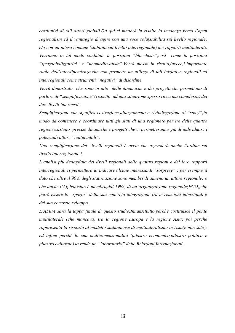 Anteprima della tesi: Le tendenze del regionalismo e dell'interregionalismo, Pagina 3