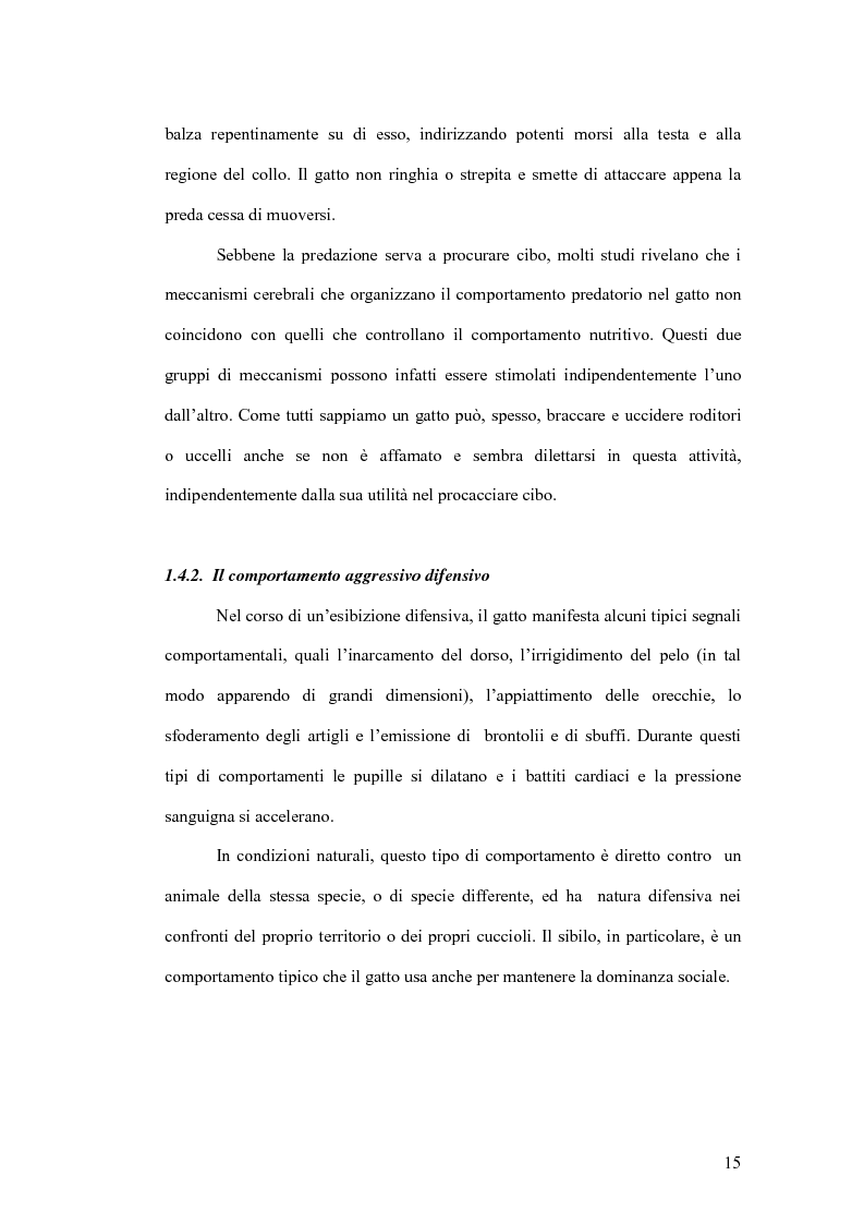 Anteprima della tesi: Basi neurobiologiche del comportamento aggressivo, Pagina 15