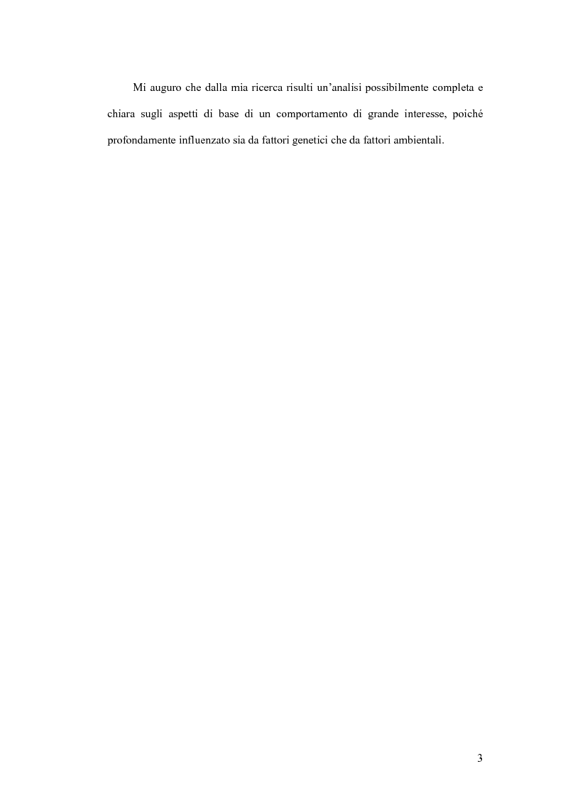 Anteprima della tesi: Basi neurobiologiche del comportamento aggressivo, Pagina 3