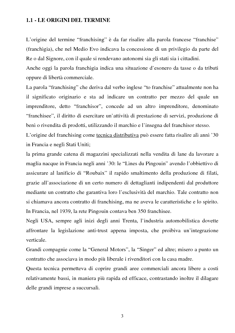 Anteprima della tesi: Il franchising nel turismo: il caso C.T.S (Centro Turistico Studentesco e Giovanile), Pagina 3