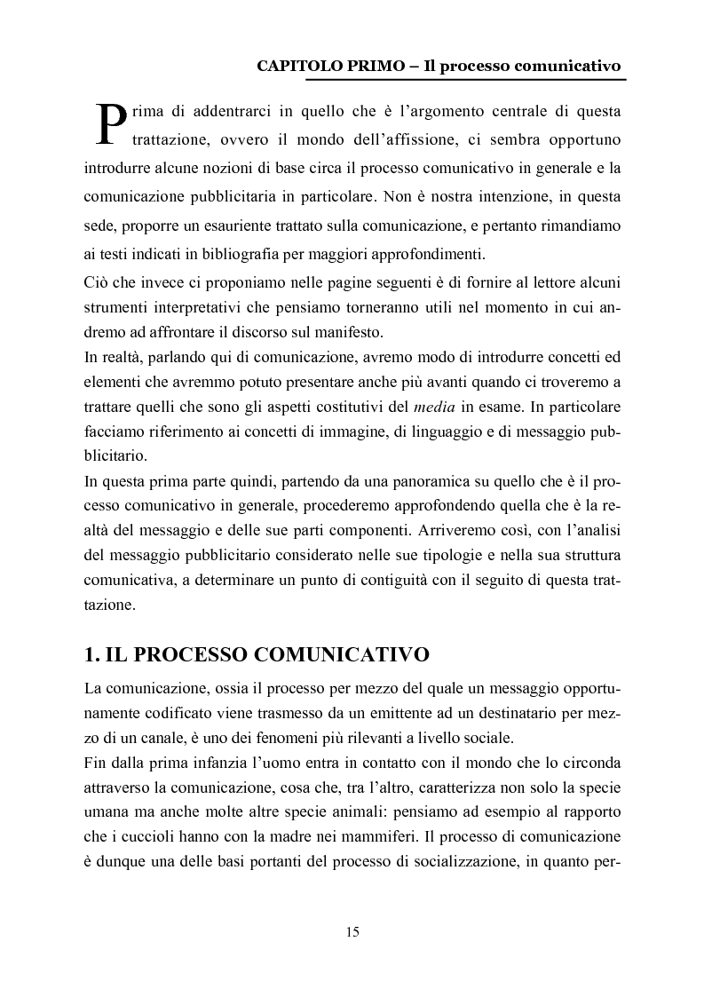 Anteprima della tesi: La comunicazione nelle affissioni, Pagina 2