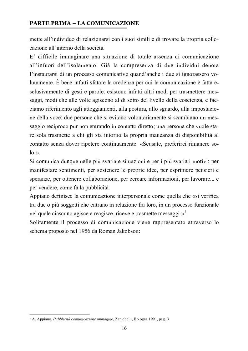 Anteprima della tesi: La comunicazione nelle affissioni, Pagina 3