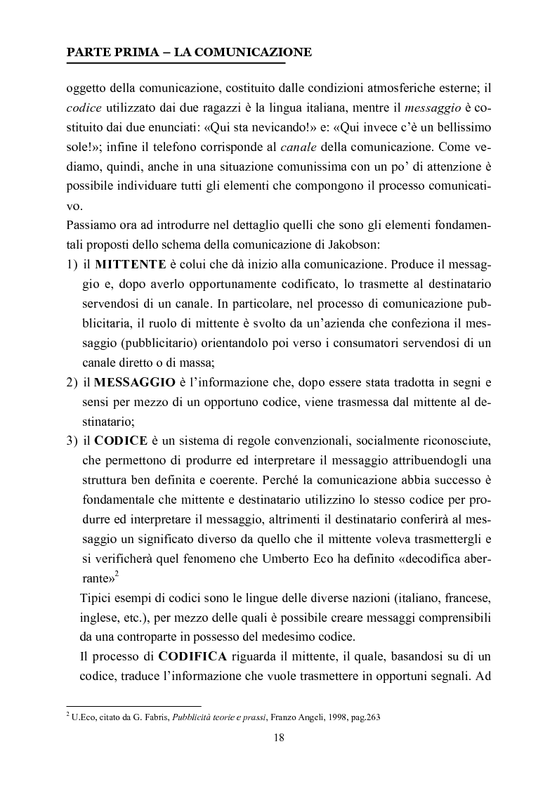 Anteprima della tesi: La comunicazione nelle affissioni, Pagina 5