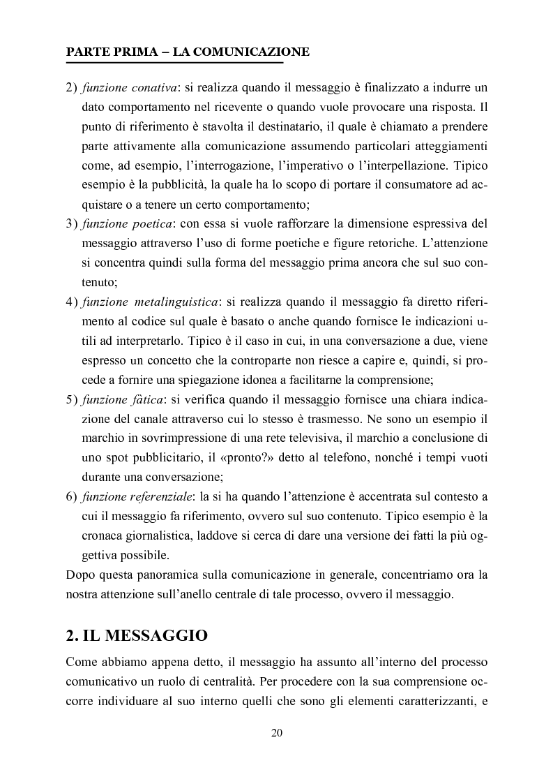 Anteprima della tesi: La comunicazione nelle affissioni, Pagina 7