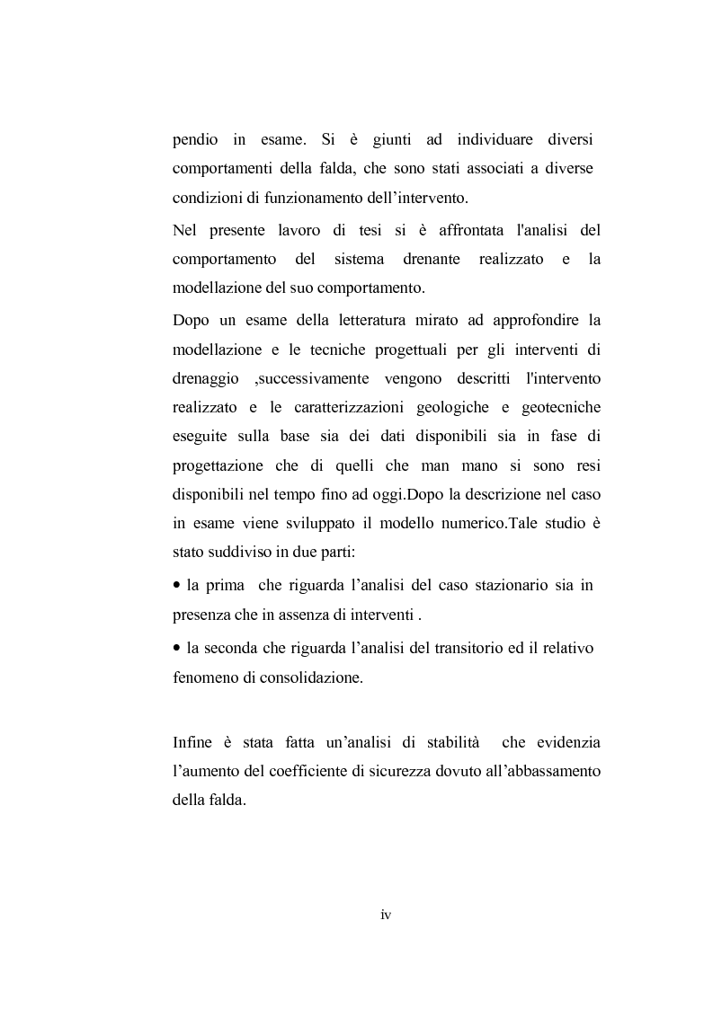 Anteprima della tesi: Modellazione dell'abbassamento della falda in un pendio instabile in argilla a struttura complessa, Pagina 3