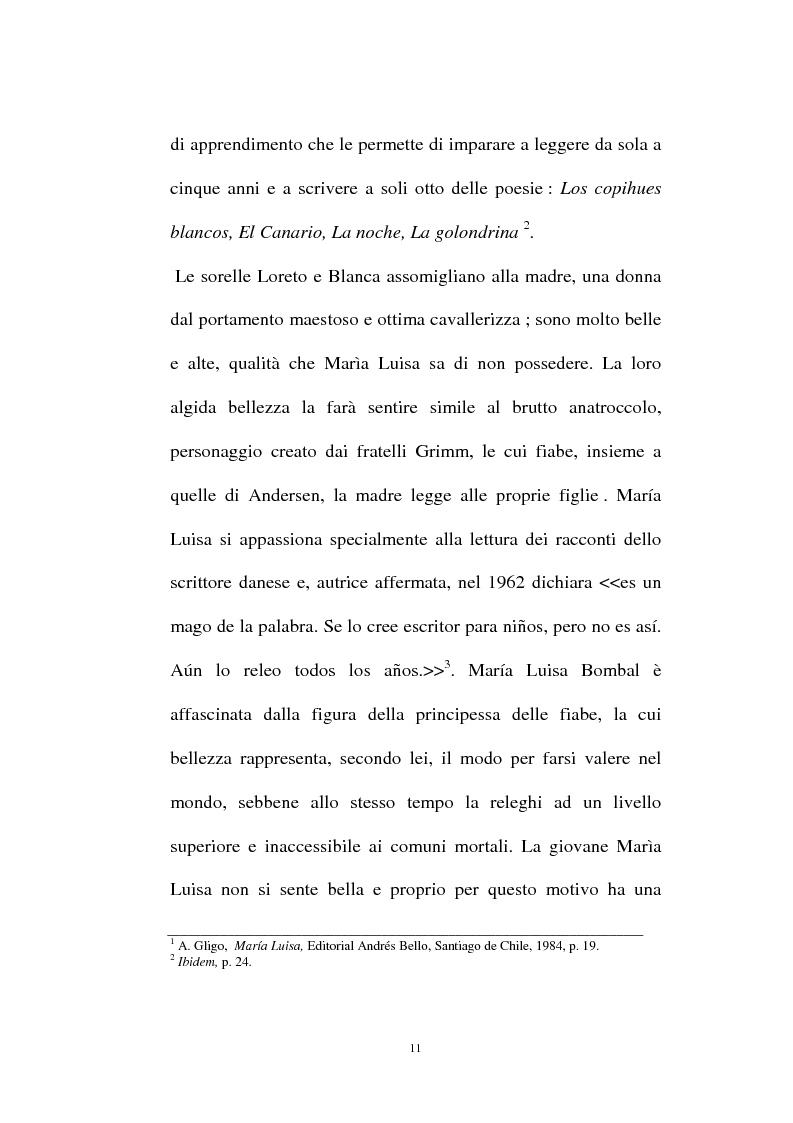 Anteprima della tesi: La personalità e l'opera di Maria Luisa Bombal, Pagina 11