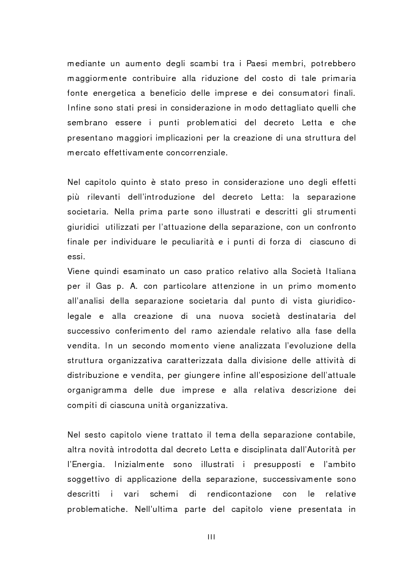 Anteprima della tesi: Liberalizzazione del mercato del gas, Pagina 3