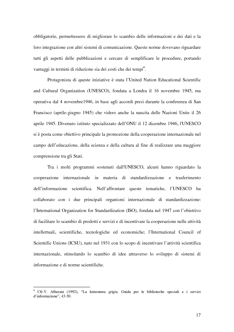 Anteprima della tesi: La letteratura ''grigia'' di fonte amministrativa, Pagina 14